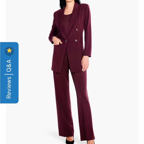NIC+ZOE Deep Neutral Rust Red Jacket The Avenue Blazer in Redwood - Picture 1 of 9